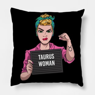 Taurus Woman Pillow