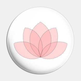 Pink lotus Pin