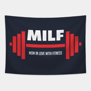 mom in love with fitness Tapestry