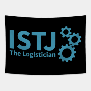 ISTJ The Logistician MBTI types 9C myers briggs personality gift with icon Tapestry