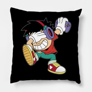 Dabbing Geburtstagsshirt Jungen Gaming Level Zocke Pillow