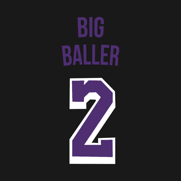 Lonzo Ball 'Big Baller' Nickname Jersey - Los Angeles Lakers by xavierjfong