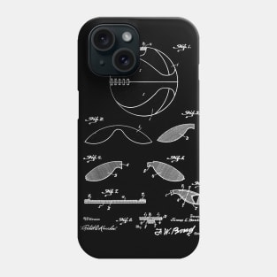 Basketball Vintage Patent Drawing Phone Case