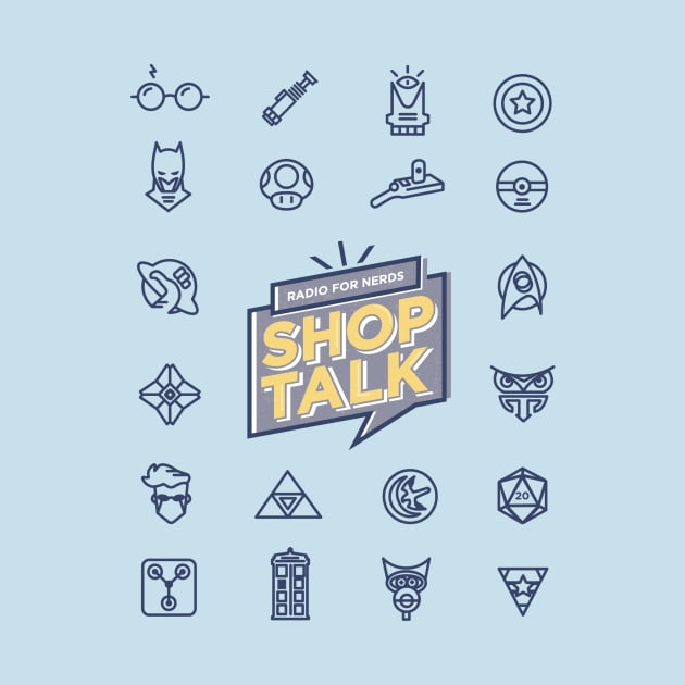 Shop Talk Radio | Blue by designbystasia
