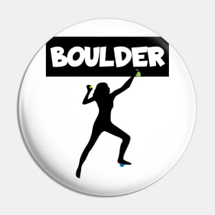 Boulder box women Pin