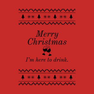 Merry Christmas Drinking with Family T-Shirt