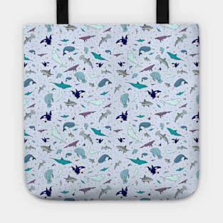 Ocean in Blue Tote