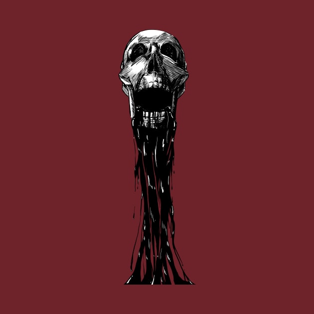 Dripping Skull by AidanThomas