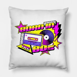 Born In The 80s Pillow