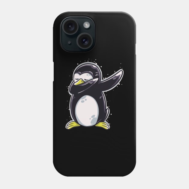 Funny dab dance Penguin shirts - gift for men, women, kids Phone Case by Pummli