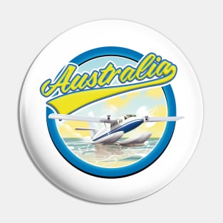 Australia Travel logo Pin