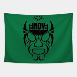 Indy Lucha (black mask) Tapestry