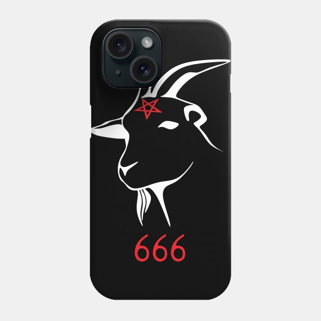 Satanic Goat Phone Case by artpirate