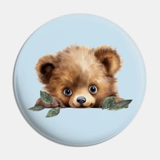 Cute Woodland Baby Teddy Bear . Pin