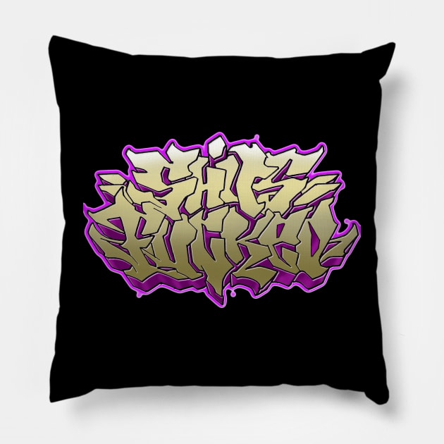 Graffiti Pillow by Soldjango unchained