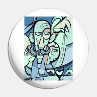 portrait cubism Pin