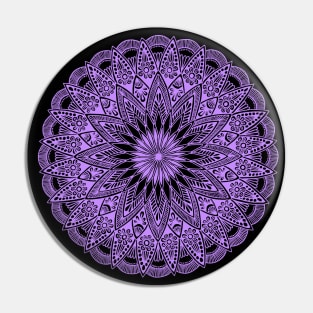 Mandala (lavender) Pin