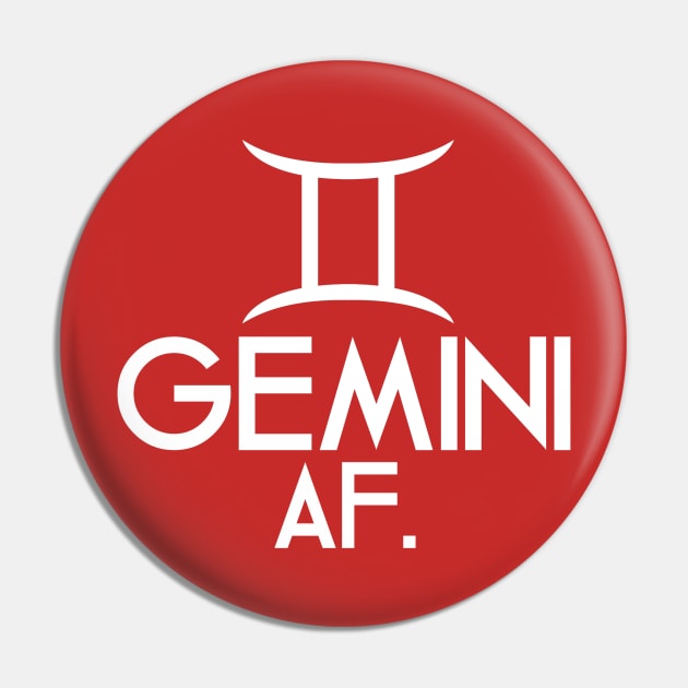 Gemini AF Pin by SillyShirts