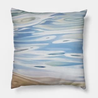 Restless - water painting Pillow