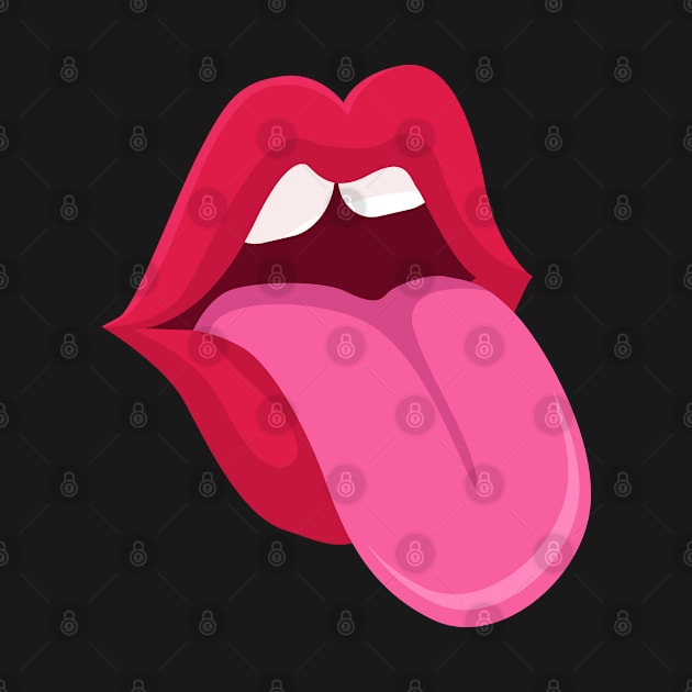 Mouth Lips Tongue by BIGUP