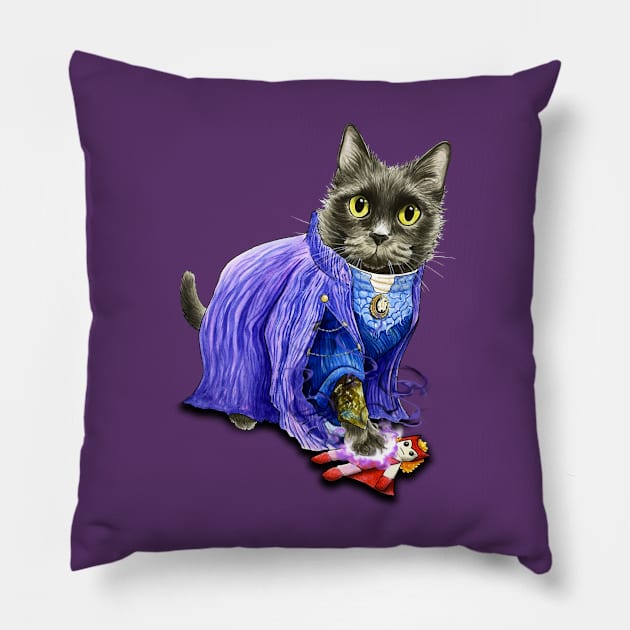 Lily Cat Harkness 2 Pillow by Bartwork