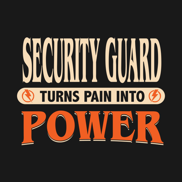 Security Guard turns pain into power by Anfrato