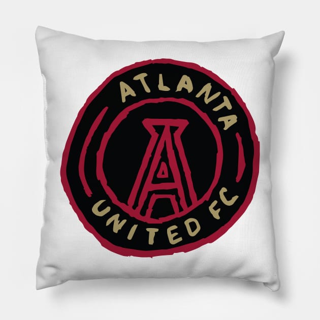 Atlanta Uniteeed fc 05 Pillow by Very Simple Graph