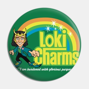 Loki Charms Cereal Pin