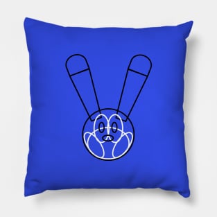 Minimal Line Rabbit Pillow