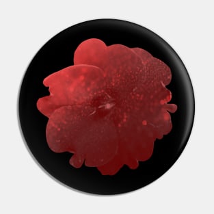 Red ember flower Pin