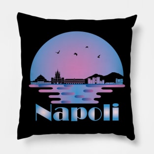Napoli Naples Italy Italia Skyline Pillow
