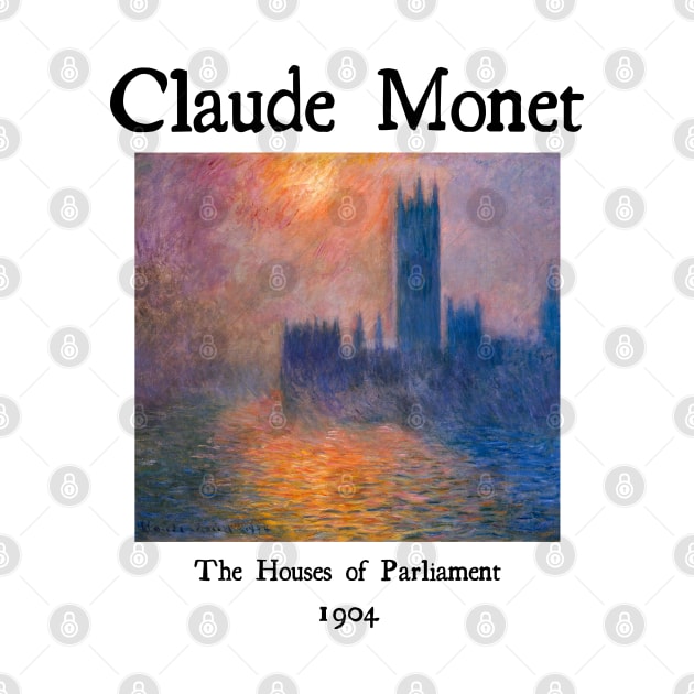 The Houses of Parliament by Claude Monet by Cleopsys