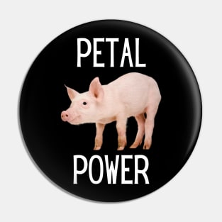 Petal Power Kirk’s Pig (White) Pin