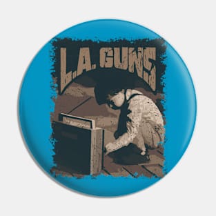 L.A. Guns Vintage Radio Pin