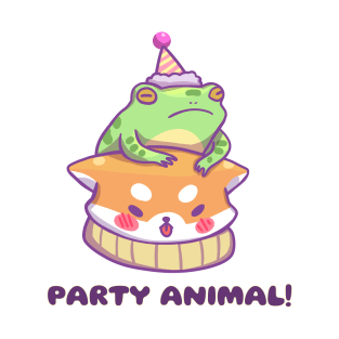 Shiba and Toad Party T-Shirt