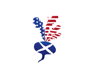 American grown with scottish roots shirt scottish pride Magnet