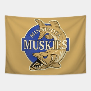 Defunct Minnesota Muskies Basketball Team Tapestry