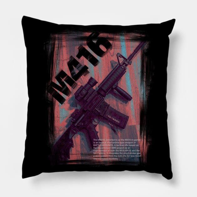 M416 spesification Pillow by happymonday