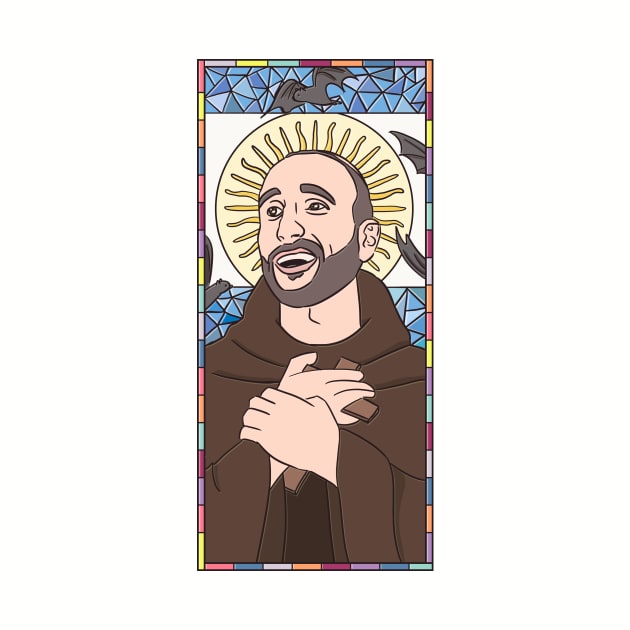 Manu Ginobili Stained Glass by opiester