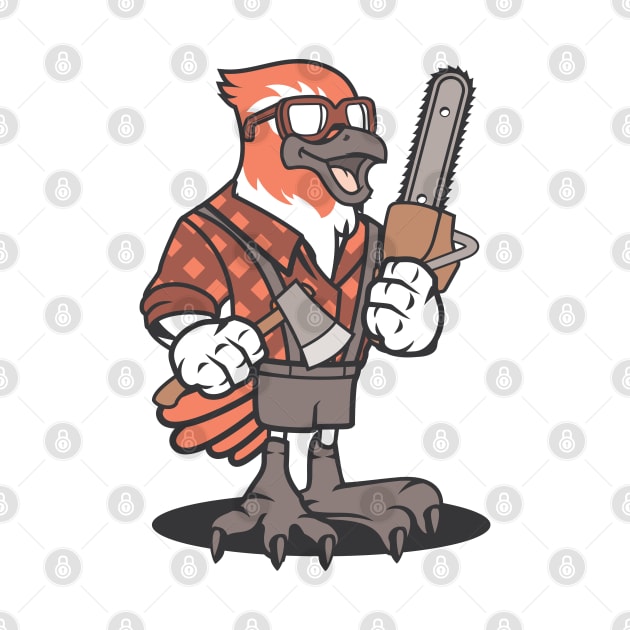 Bird lumberjack figure by ShirtyLife