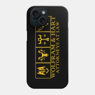 Wolfram & Hart Attorneys at Law Phone Case