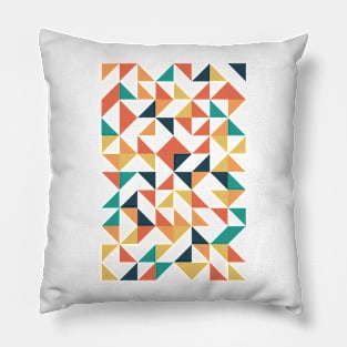 Epic Geometric Colourful Triangle Pattern Pillow