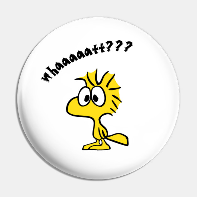 Surprised Woodstock Snoopy Pin Teepublic