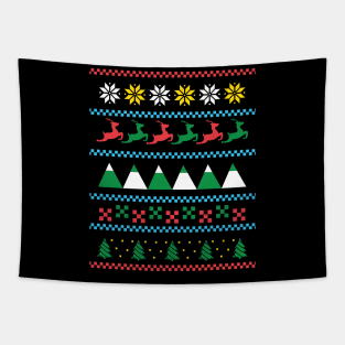 Ugly Winter Seasonal Sweater Teeshirt Tapestry