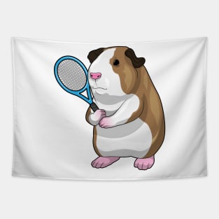 Guinea pig Tennis Tennis racket Tapestry