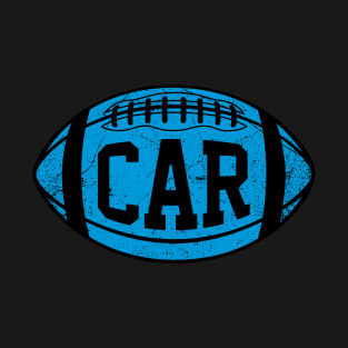 CAR Retro Football - Black T-Shirt