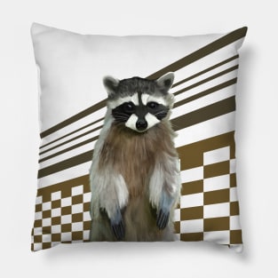 Cute Raccoon Pillow