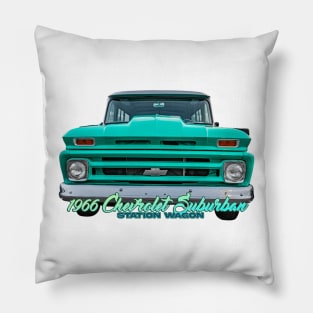 1966 Chevrolet Suburban Station Wagon Pillow