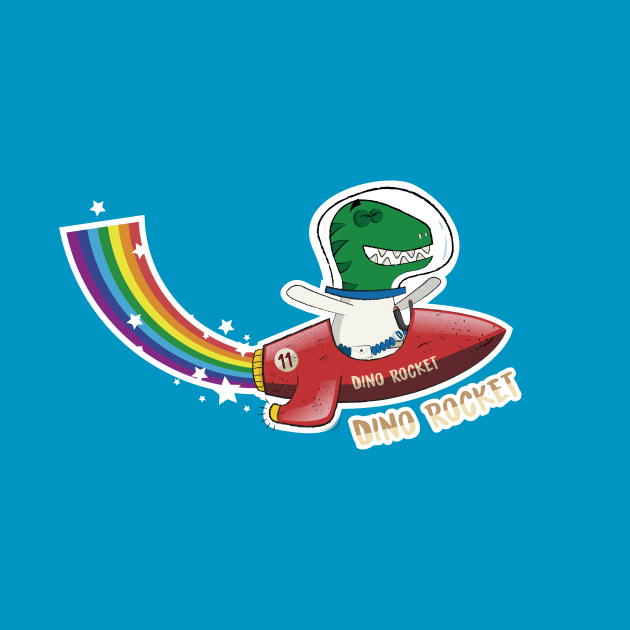 Dino Rocket by HarlinDesign