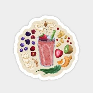 Smoothie Diagram Magnet